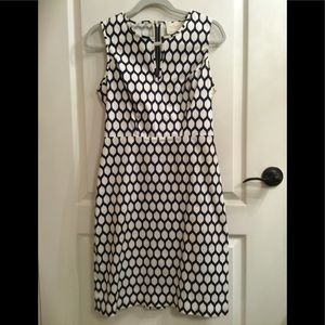 Kate Spade Navy and White Dress, Size 6.